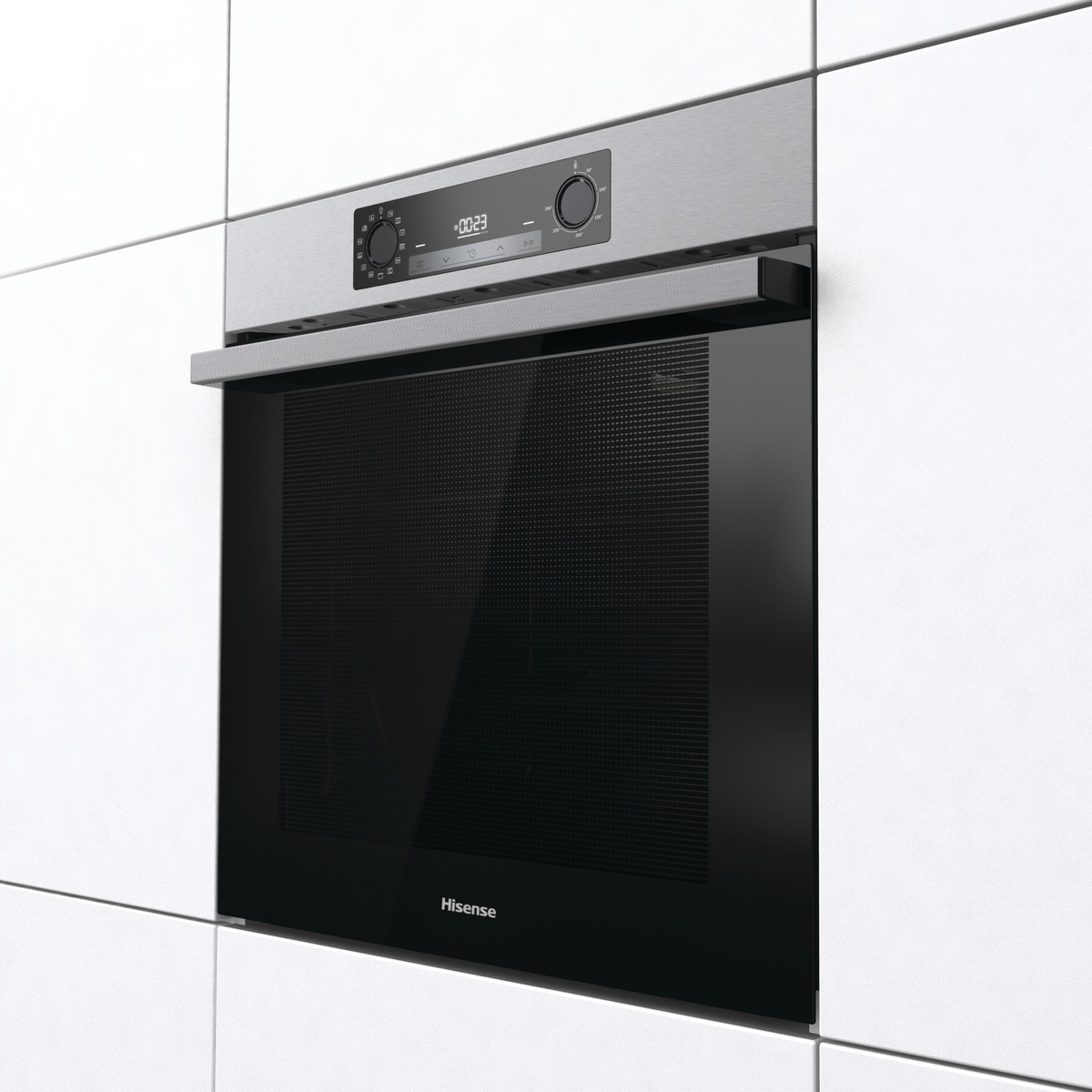 HISENSE BI64223PX 77 L 3500 W FORNO DA INCASSO Capacità 77 l, dimensoni: L 59,5 cm - A 595 mm - P 56,4 cm, Acciaio inox, classe A+