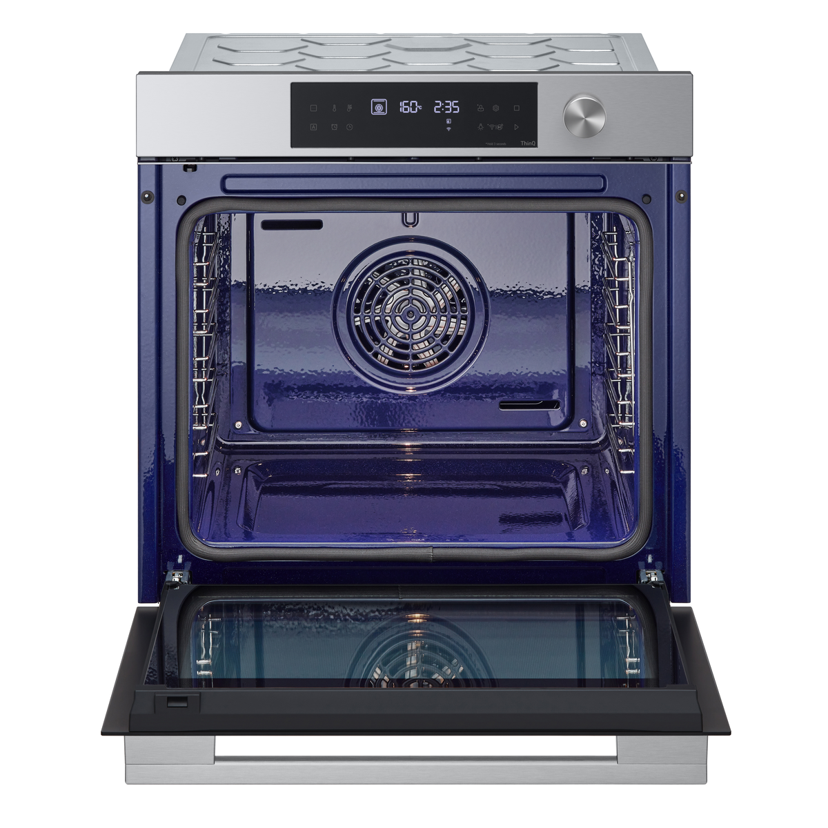 Horno multifunción - LG WSED7612S.BSTQEUR, Pirolítico, 76 l, 59,2 cm, Inox