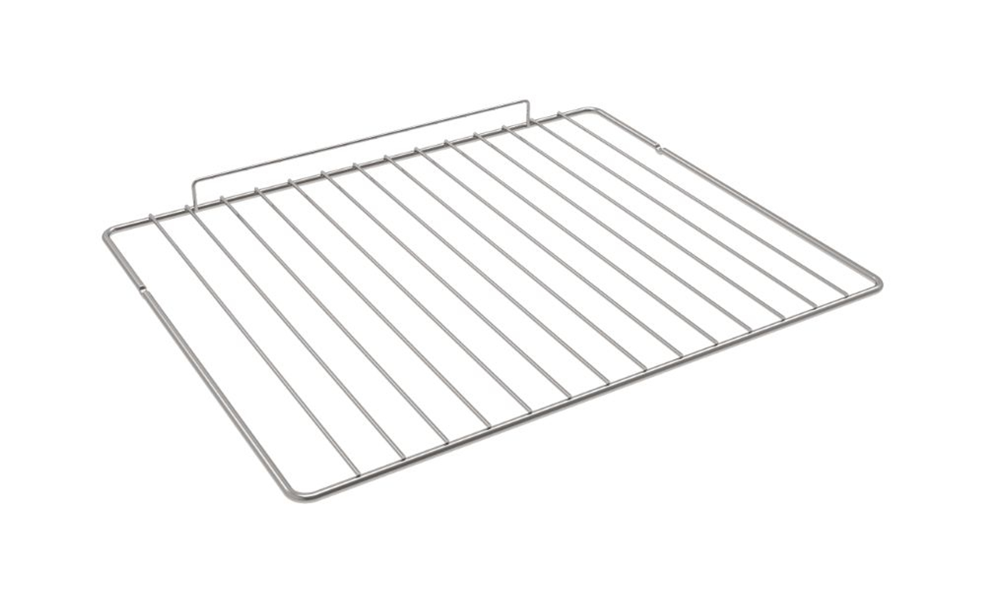 Metalowa kratka izolowana na białym tle, powszechnie stosowana w piekarnikach do pieczenia i grillowania.