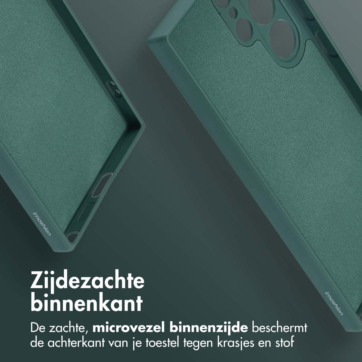 IMOSHION Coque colorée compatible avec Samsung Galaxy S24 Ultra Étui de Téléphone voor Samsung Samsung Galaxy S24 Ultra Vert foncé
