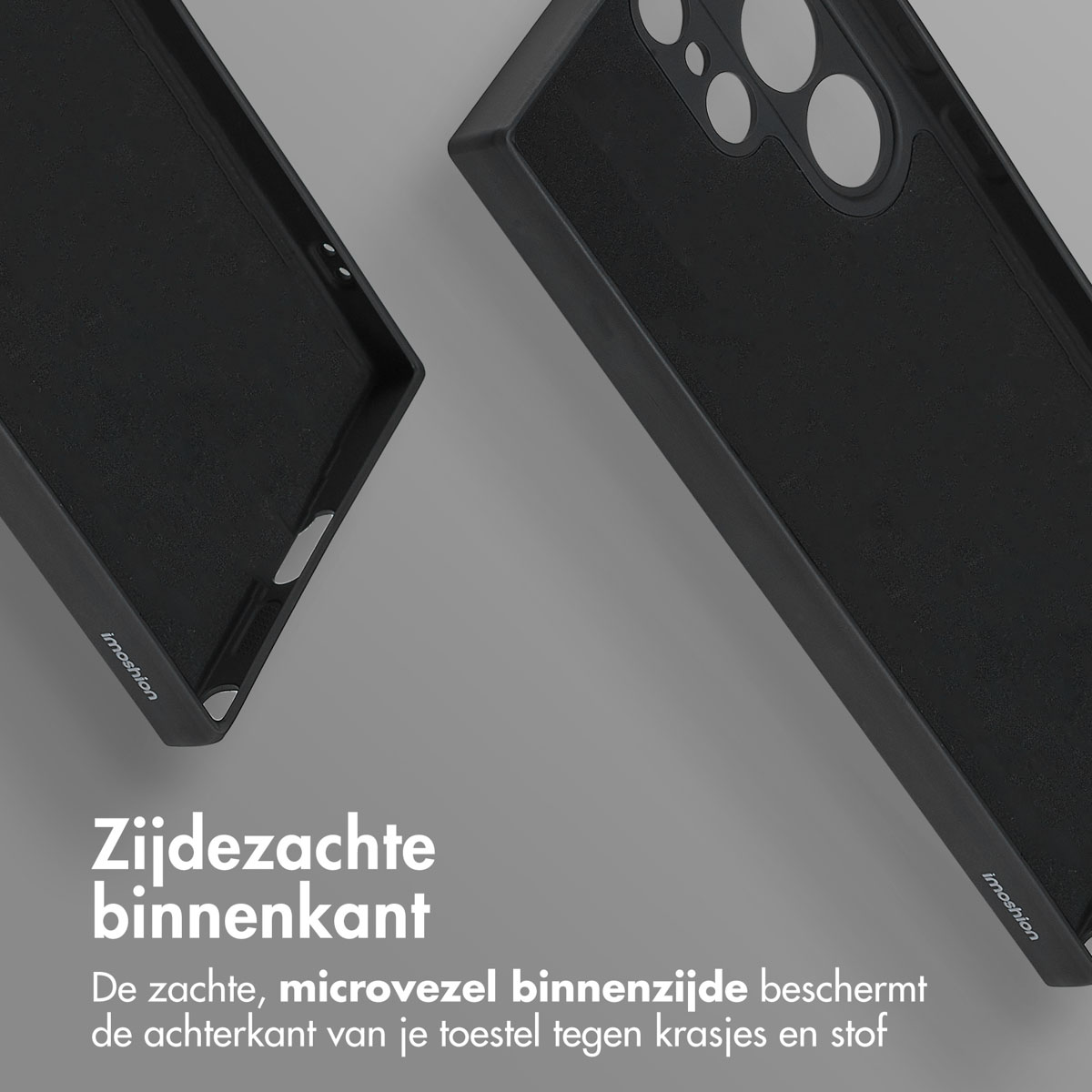 IMOSHION Coque colorée compatible avec Samsung Galaxy S24 Ultra Étui de Téléphone voor Samsung Samsung Galaxy S24 Ultra Noir