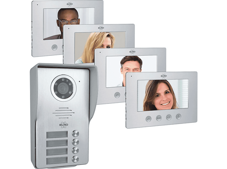 TUYA 1080P Video Deurbel Intercom Systeem, 7 inch Bedrade Video Deurtelefoon, Ondersteunt Swipe
