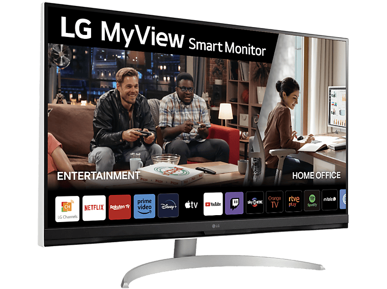 LG 32SQ700S-W 32 Zoll UHD 4K Monitor (5 ms Reaktionszeit , 60 Hz , 62 Hz nativ)