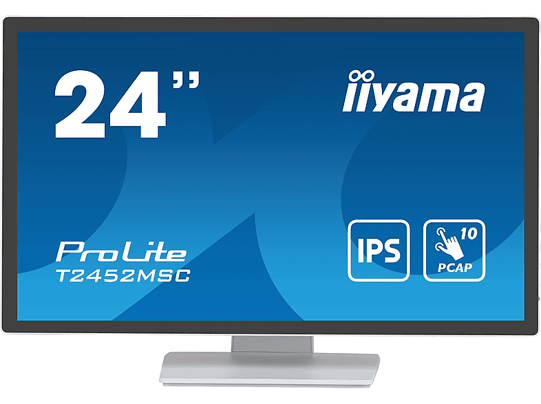 IIYAMA T2452MSC-W1 23,8 Zoll Full-HD Monitor (14 ms Reaktionszeit , 60 Hz , 60 Hz nativ)