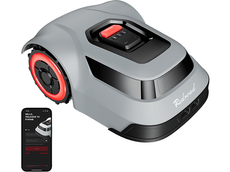 REDKEY MGC500 Intelligente Routenplanung,IPX6, Mähroboter (18V