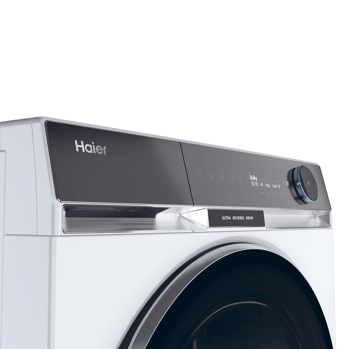 ASCIUGATRICE HAIER HD90-A3Q397U1-S A pompa di calore, 9 kg, profondità 700 mm, 61 dB(A), Bianco, Classe C