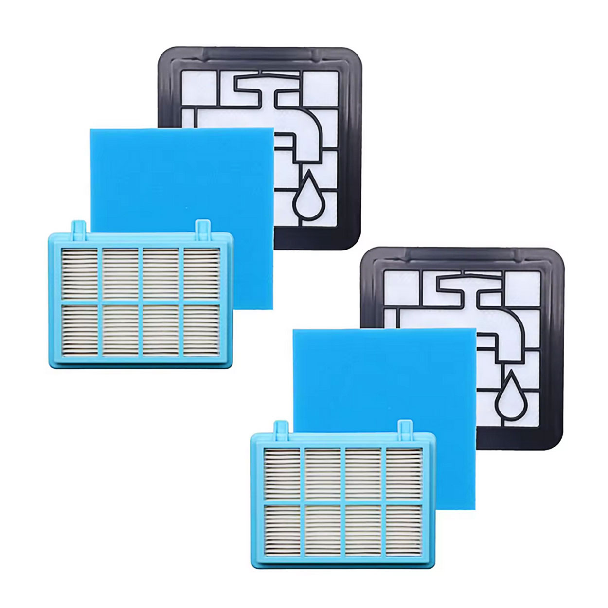 HEPA Filter Für Philips FC8038 Staubsauger - 148x120x26mm