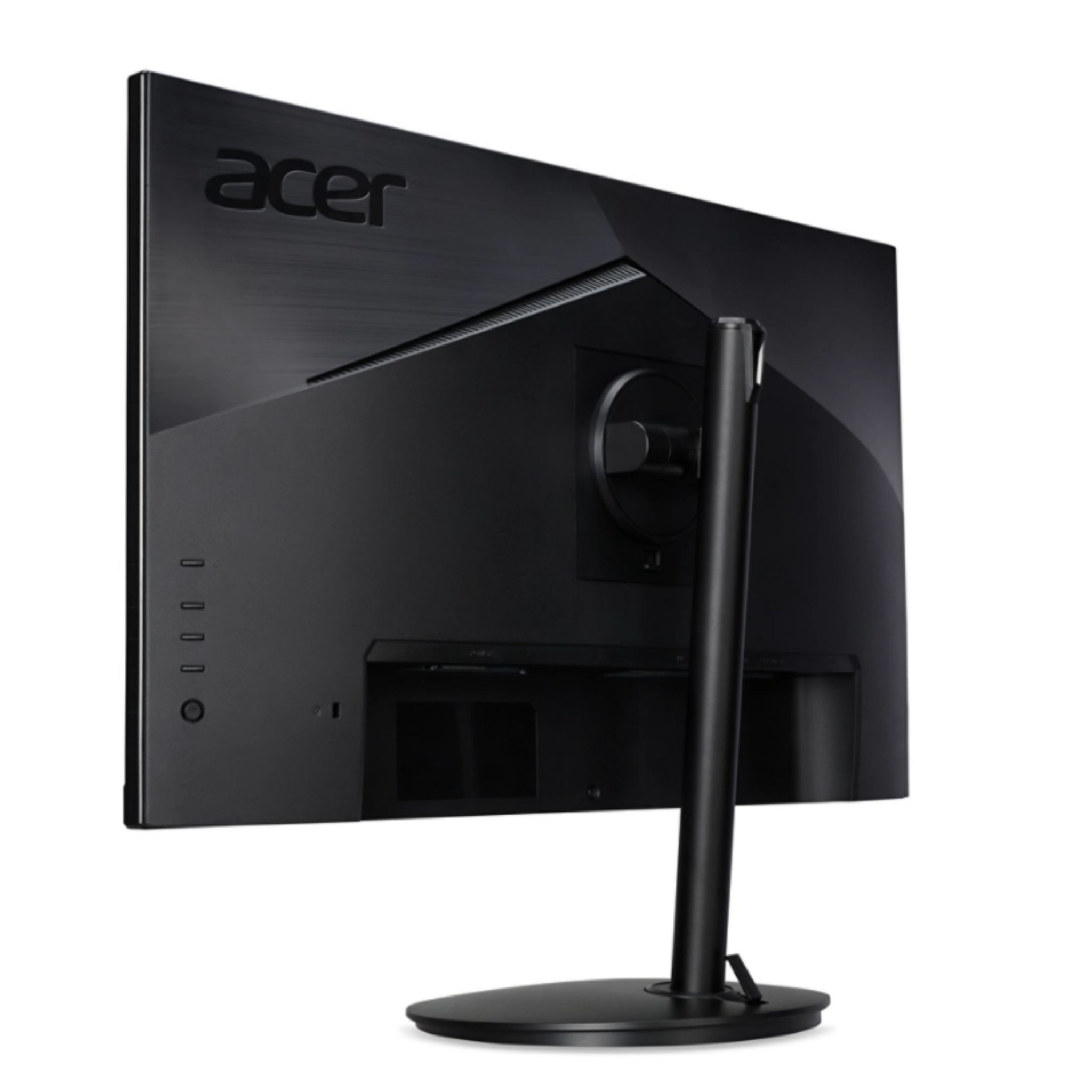 Monitor del computer nero dal retro con il logo Acer e il supporto.