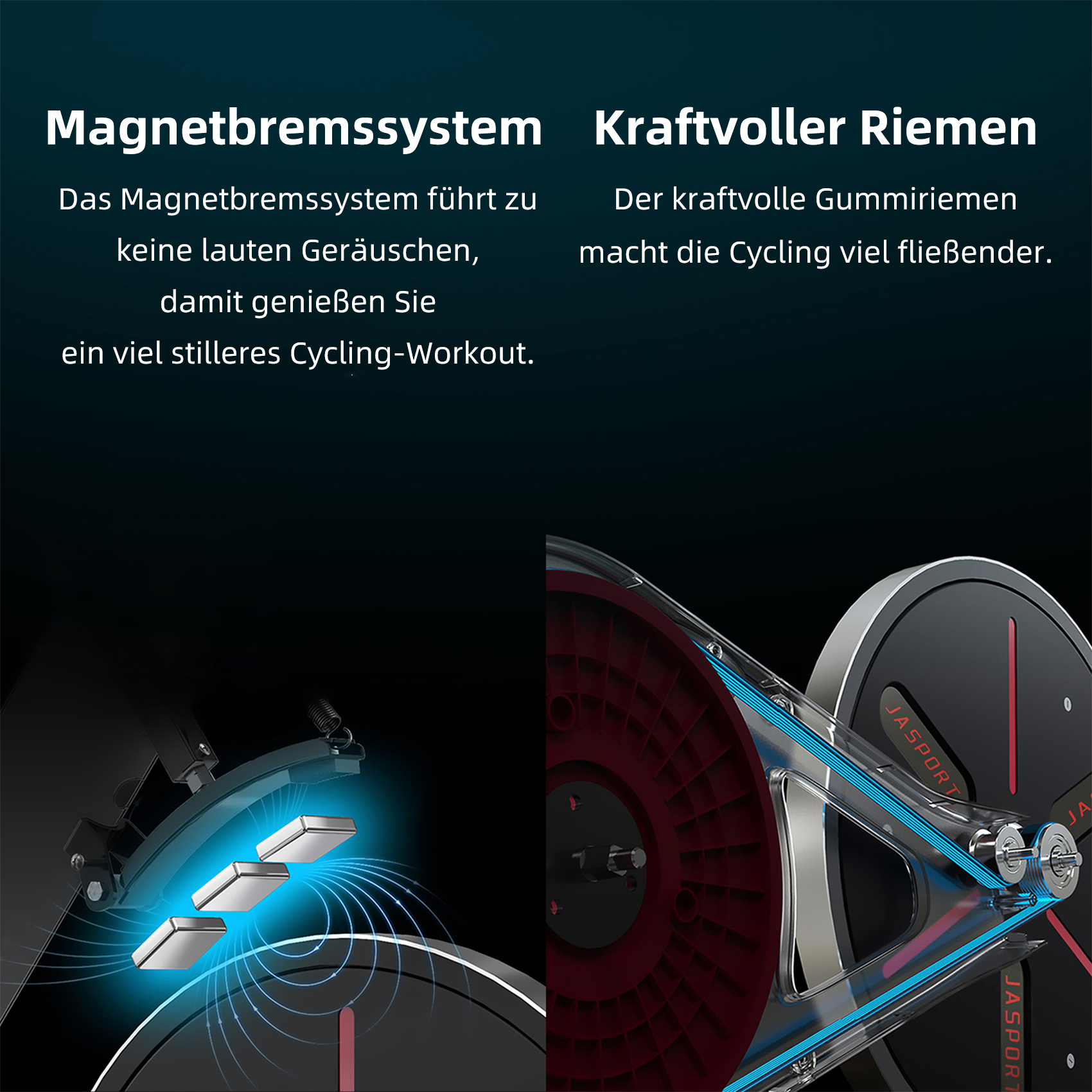 JASPORT S3 Smart (schwarz) Indoor Cycle, Schwarz
