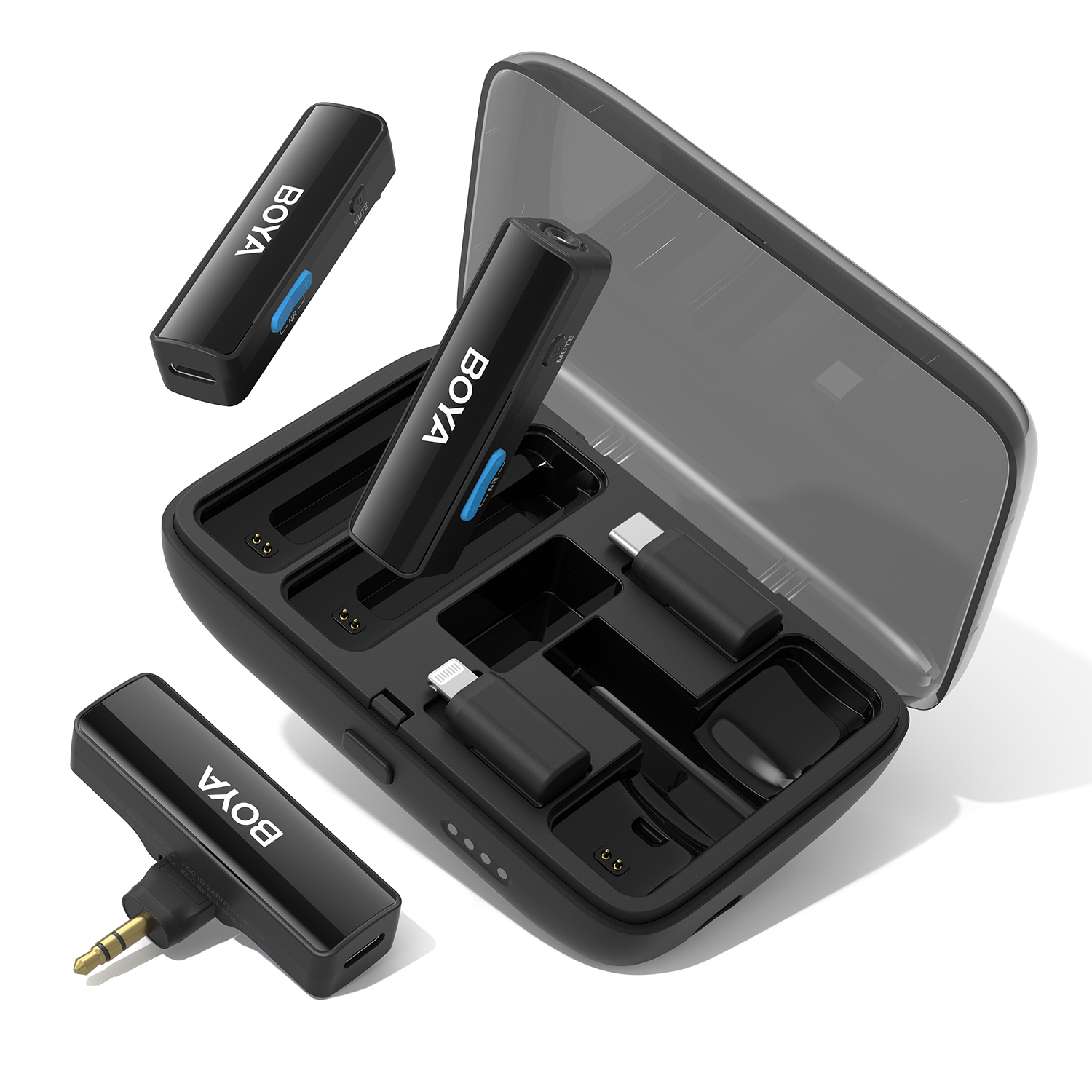 Custodia Per Microfoni Wireless 9 Slot PGmoon - Borsa Portatile Con Tasca Rete E Cinghia - Foto 10