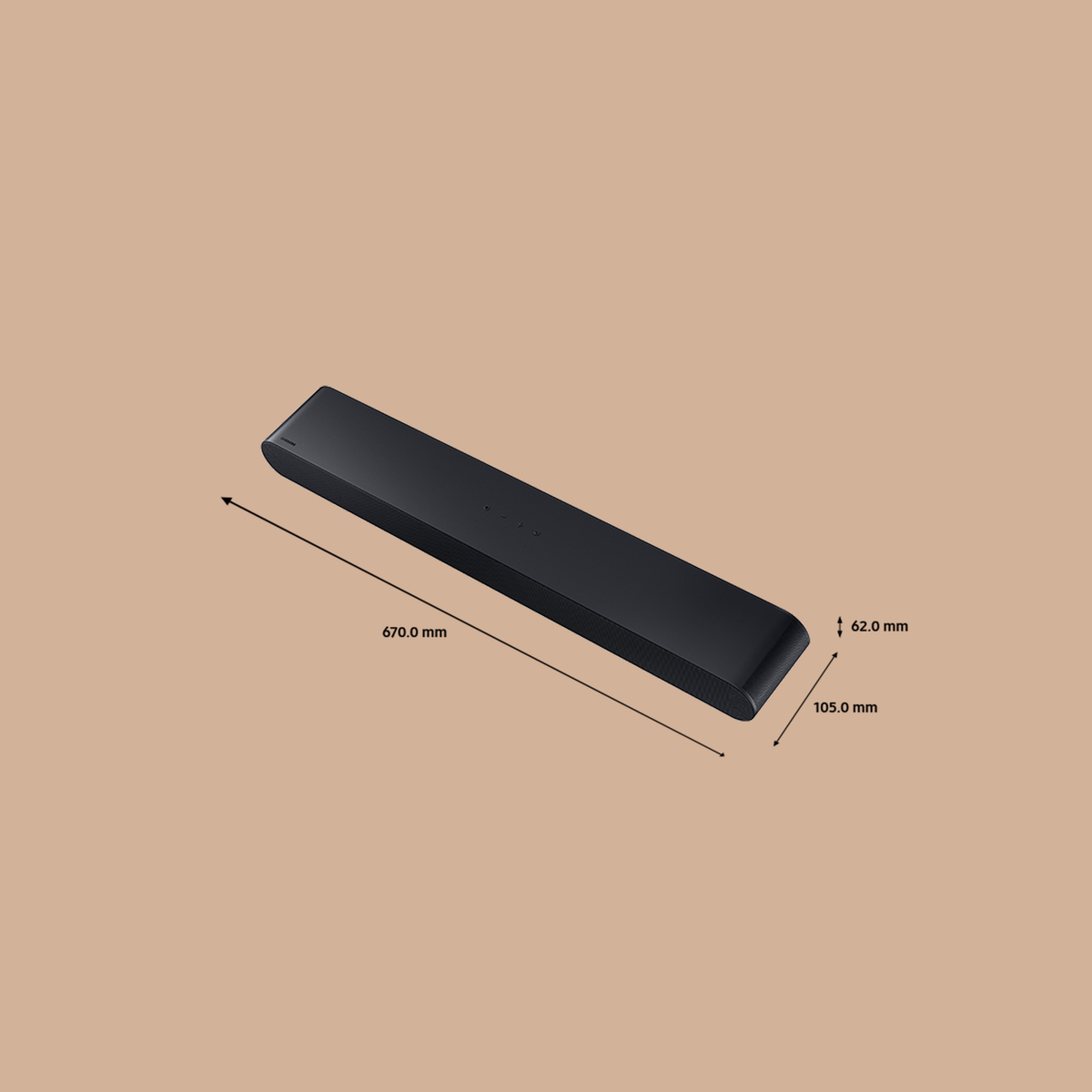 Barra de sonido - SAMSUNG HW-S60D/ZD, Bluetooth, Subwoofer Integrado, 31 W, Google Assistant, Amazon Alexa, Negro