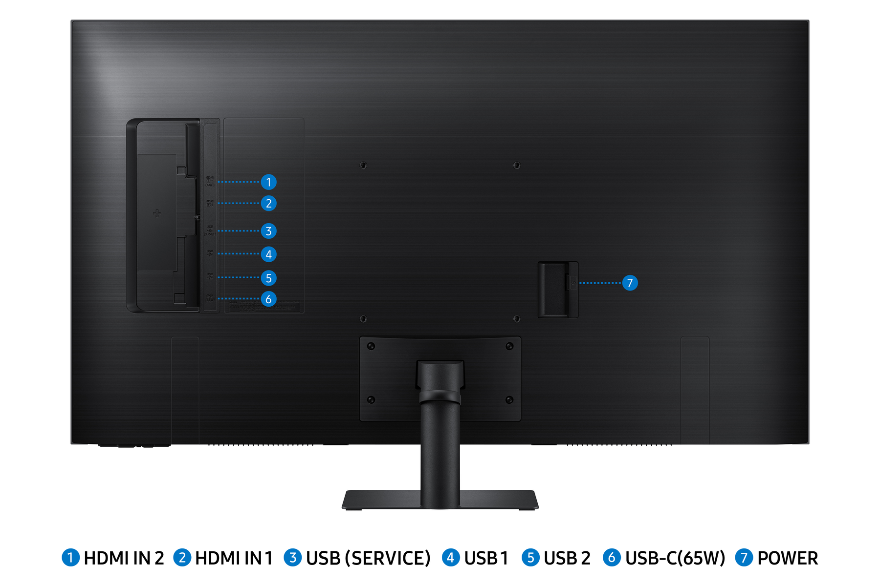 SAMSUNG Smart Monitor M70D 43'' MONITOR, 43 ", UHD 4K, 3840 x 2160 Pixel, tempo di risposta 4 ms, refresh rate 60 Hz