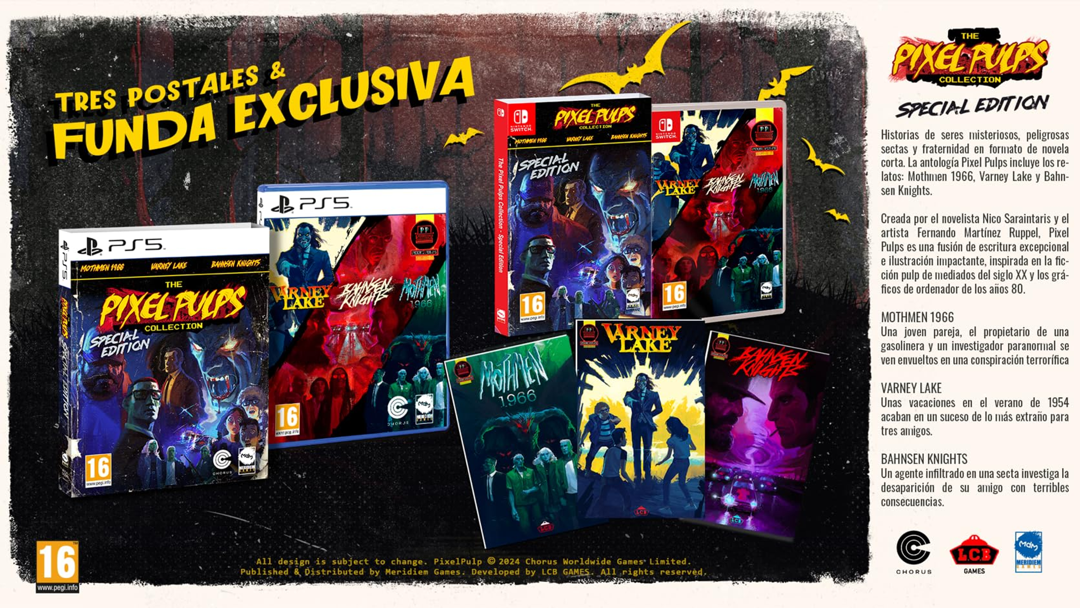Cubiertas y carteles de juegos. Colección de cajas de juegos con varios títulos y materiales promocionales.