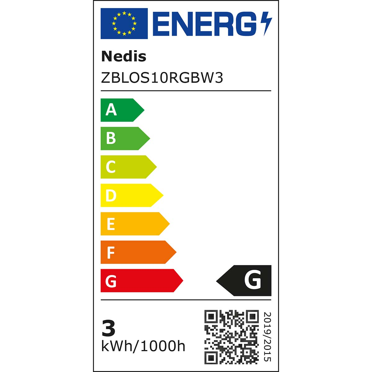 Produktdatenblatt mit Marke Klarstein, Energieverbrauch und weiteren Spezifikationen.