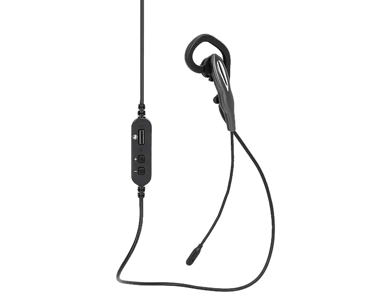 NEDIS CHSTUM210BK, In-ear PC-Headset Schwarz,Grau | MediaMarkt