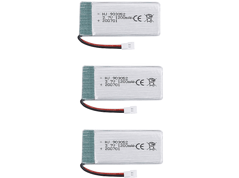 Batterie Li-Po 3.7V 1800mAh 25C Avec Prise JST – Pour Quadcopter JJRC H11D/H11C, HQ898B, Hélicoptères RC