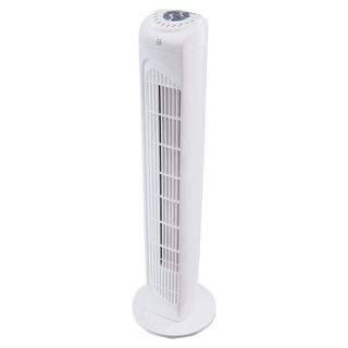 MEDION E10 (MD 10319) 3 Geschwindigkeitsstufen, 45 W Leistung, zuschaltbare Schwenkfunktion, Fernbedienung Turmventilator (45 Watt)