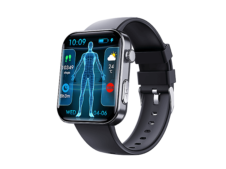 YEMASTER Intelligente Uhr mit Bluetooth-Anruf, EKG-Überwachung ...