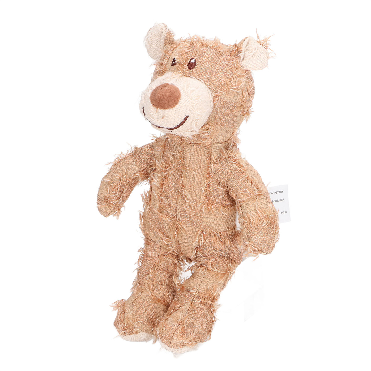 Beiges Teddybär-Spielzeug.