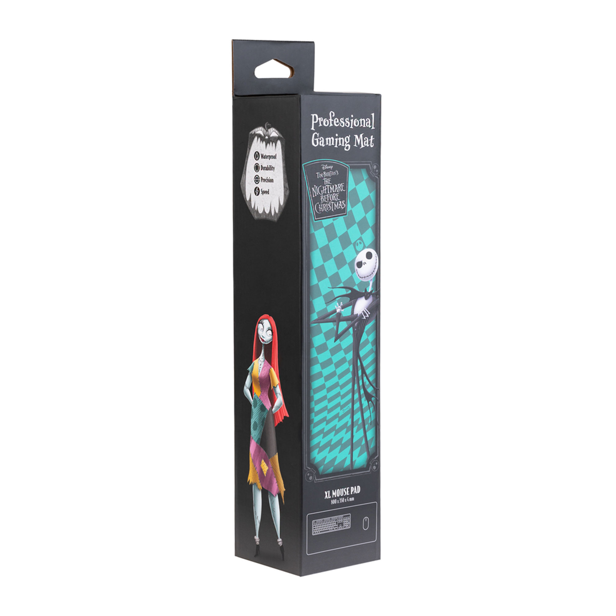 Gaming-Matten-Box mit Jack und Sally aus Nightmare Before Christmas.