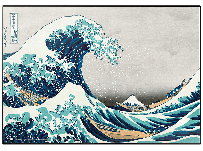 Hokusai - Schreibtischunterlage - Great Wave of Kanagawa | MediaMarkt