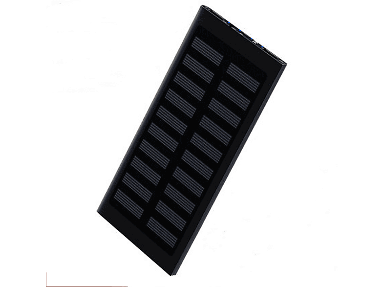 KINSI LD-068 Solarstromversorgung, Metall Power Bank 10000 mAh Schwarz
