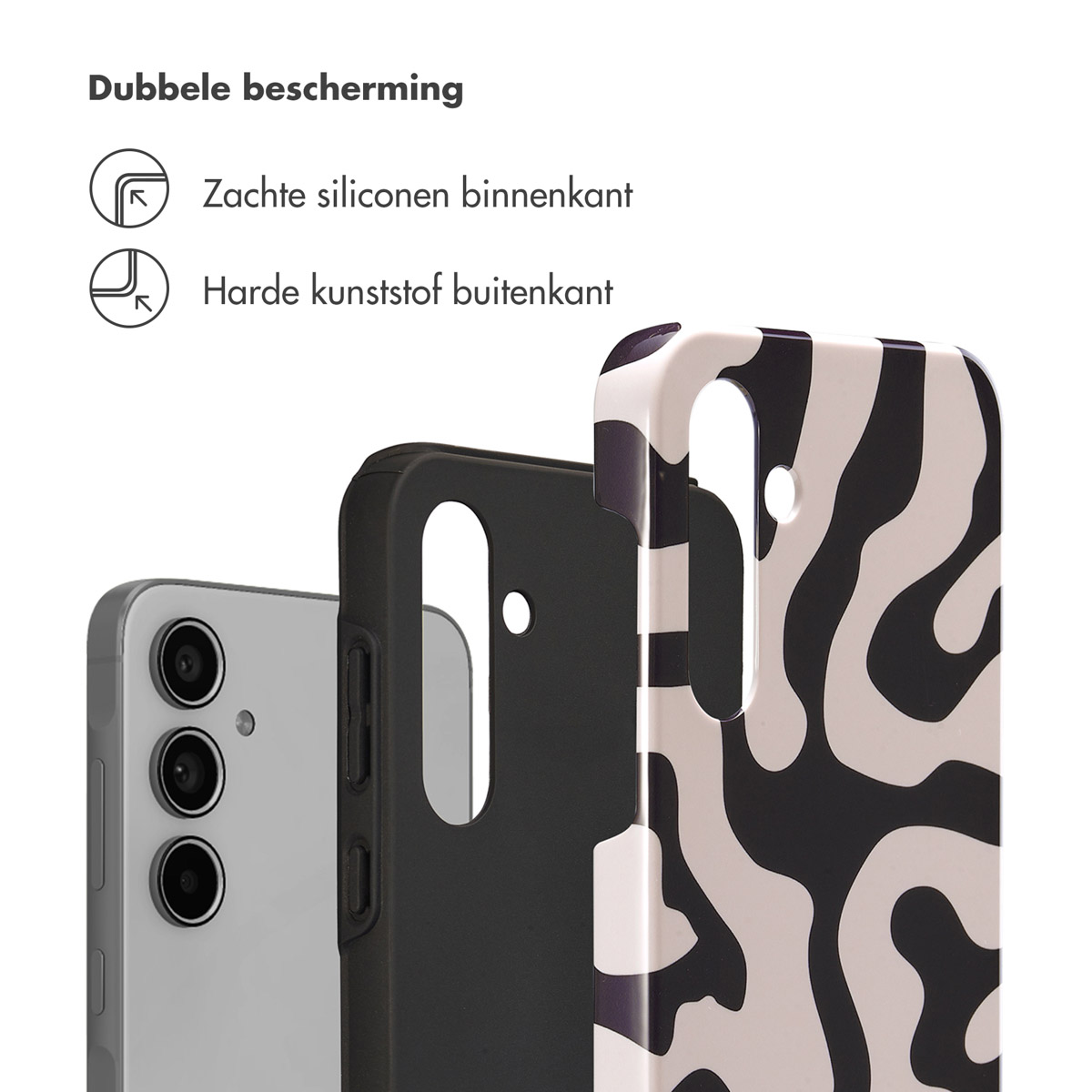 SELENCIA Vivid Backcover - Geschikt voor Samsung Galaxy A55 - Telefoonhoesje voor Samsung Samsung Galaxy A55 (5G) Meerkleurig
