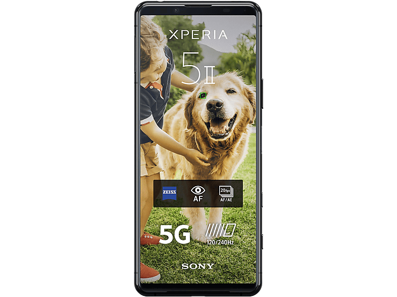 Móvil | SONY 5 II, Negro, 128 GB, 8 GB RAM, 6,1 ", Full HD+, Snapdragon ...