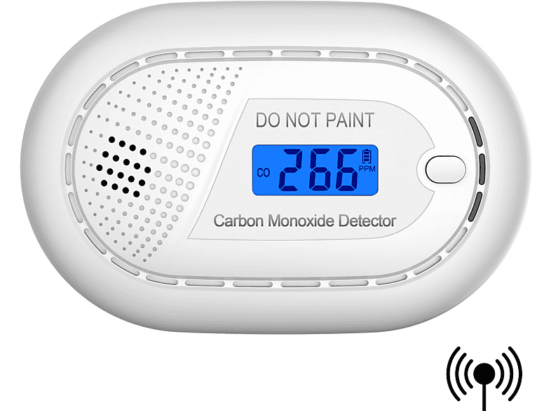 AROHA Link CO melder Koolmonoxidemelder - CO melder met 10 jaar batterij Wit