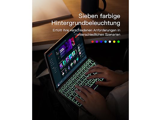 Inateck Surface Go Tastatur,Für Surface Go 4 (2023), Surface Go 3/2/1 Gen,Blueto Inateck Surface Go Tastatur,Für Surface Go 4 (2023), Surface Go 3/2/1 Gen,Blueto
