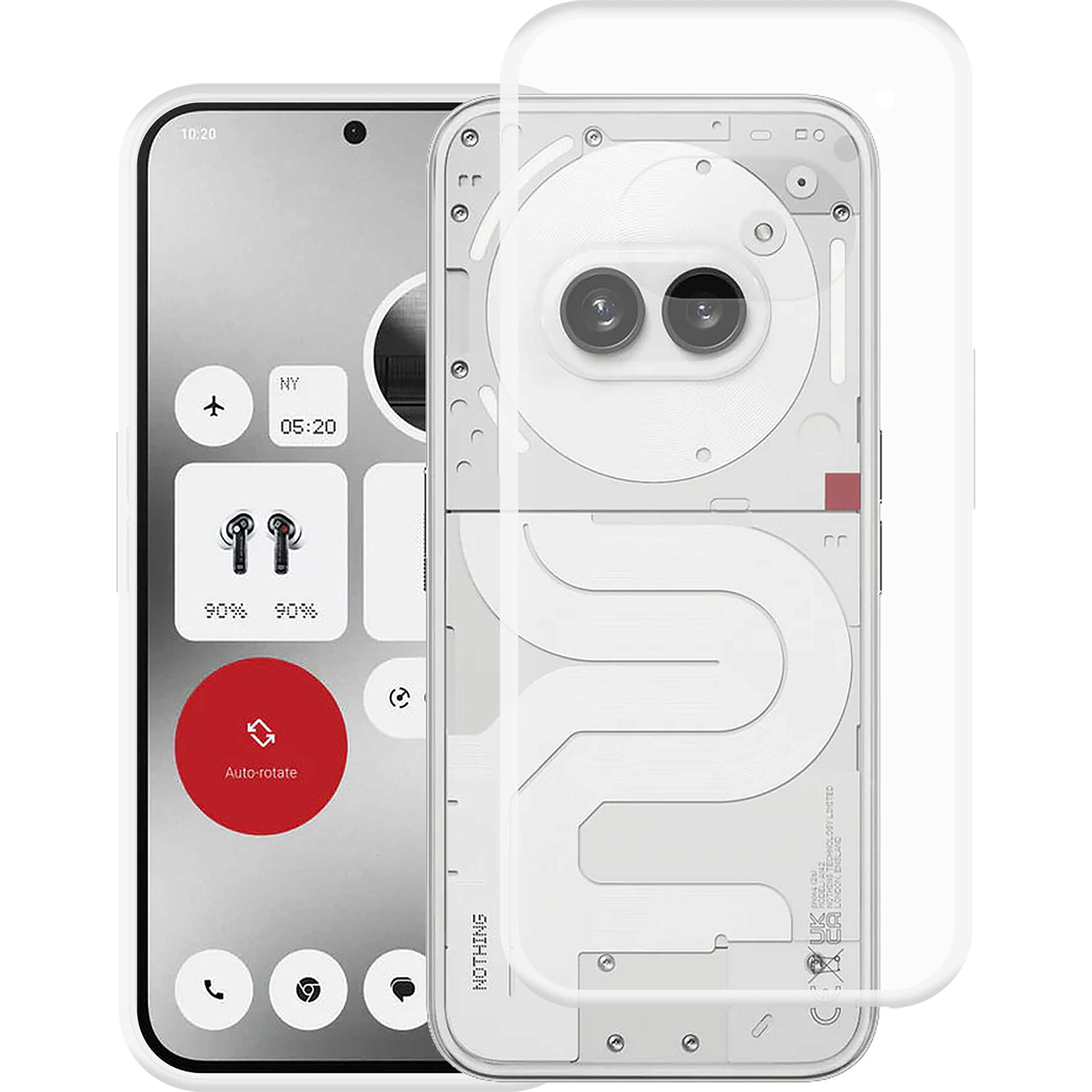 Handyhülle Für Nothing Phone 2a – Transparent, Stoßfest & Kratzfest