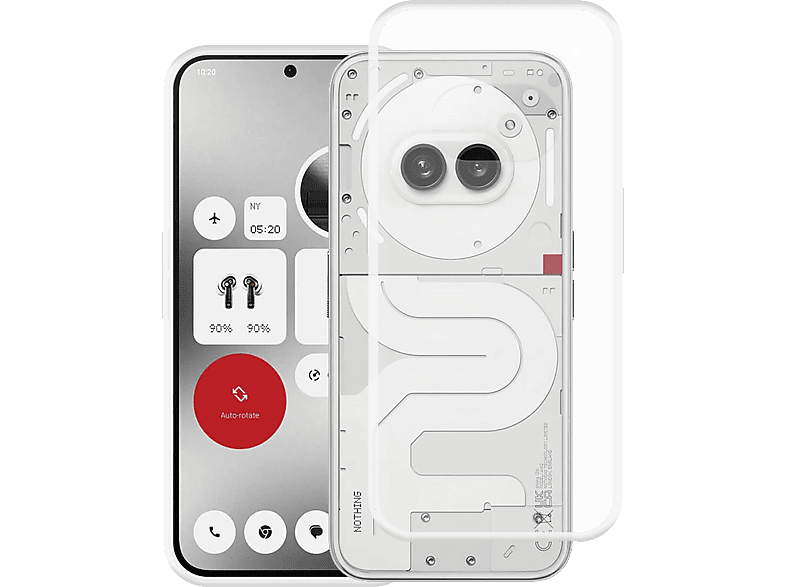 EbestStar Hülle Für Nothing Phone (2a) - Transparente TPU Schutzhülle + Panzer Schutzglas
