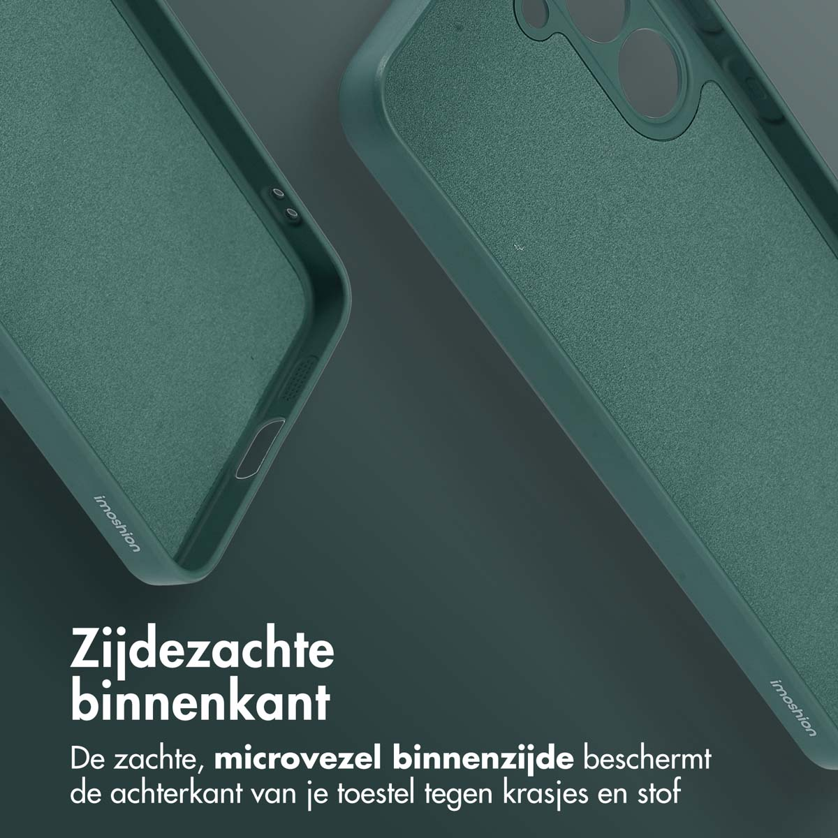 IMOSHION Color Backcover met MagSafe geschikt voor Samsung Galaxy S24 Plus Telefoonhoesje voor Samsung Samsung Galaxy S24 Plus Donkergroen