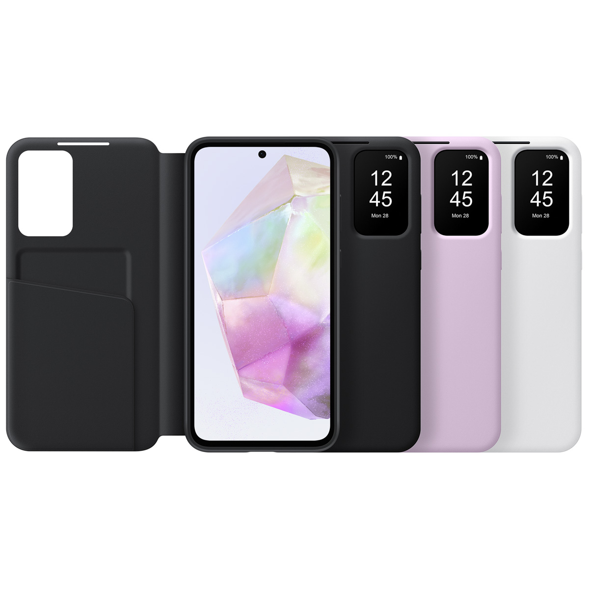 Funda para móvil - SAMSUNG EF-ZA356CWEGWW, Compatible con Samsung Galaxy A35 5G, Blanco