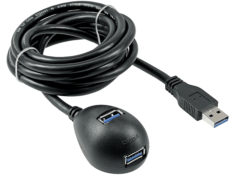 CAVO USB INLINE 3.2 da USB A Maschio a 2 x USB A Femmina 1 m ...