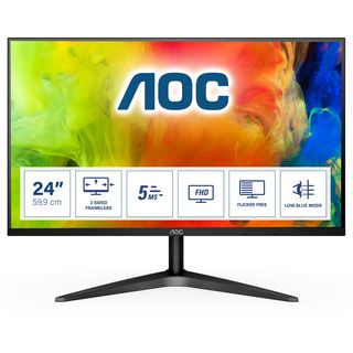 AOC 24B1H 23,6 Zoll Full-HD Monitor (5 ms Reaktionszeit , 60 Hz , 50 Hz nativ)