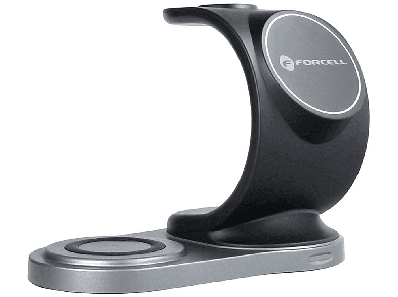 FORCELL 3in1 15W Wireless Ladegerät Universal, Schwarz