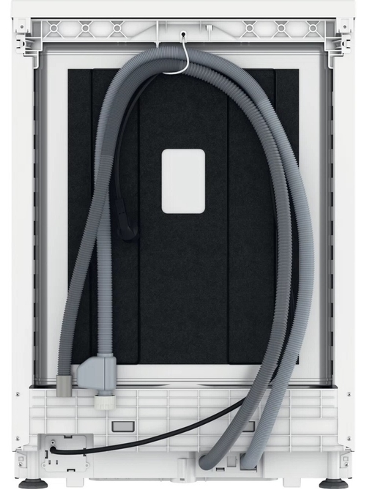 Czarno-biały panel sterowania chłodziarki powietrza z przyciskami 'Swing' i 'Cooling'.