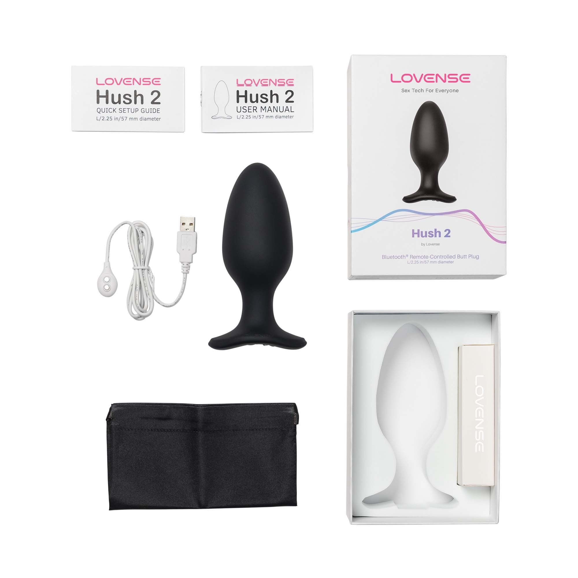 Sexspielzeug-Set mit Verpackung. Enthält einen ferngesteuerten Analplug, Handbücher und Zubehör.