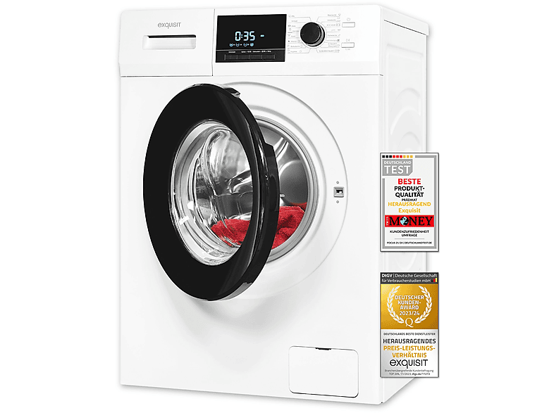 EXQUISIT WA59214-340A Waschmaschine (9,0 kg, A)