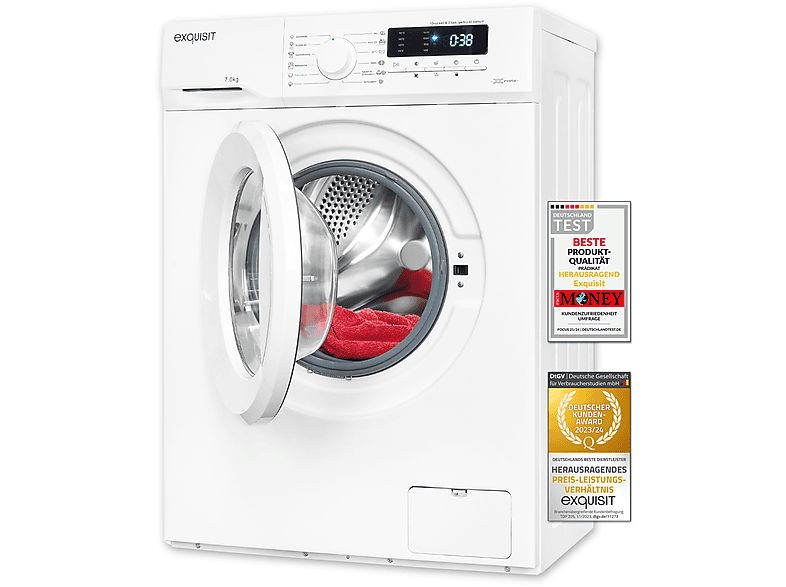 EXQUISIT WA57014-020A Waschmaschine (7,0 kg, A)