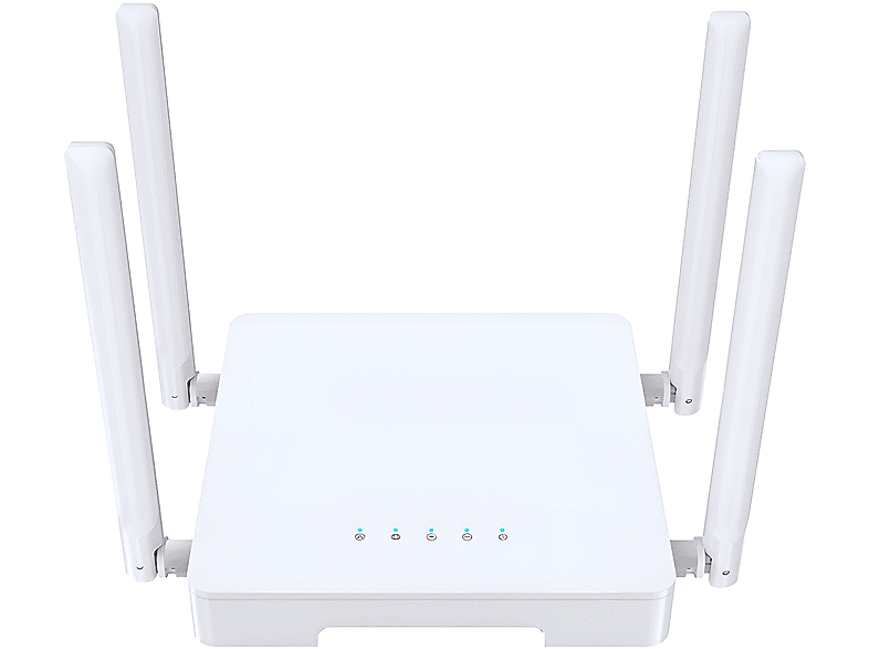 SUZAKUIN HochleistungsWLANRouter mit 300Mbps, 4x 5dBi Antennen, 2.4GHz, 64MB Speicher WLAN