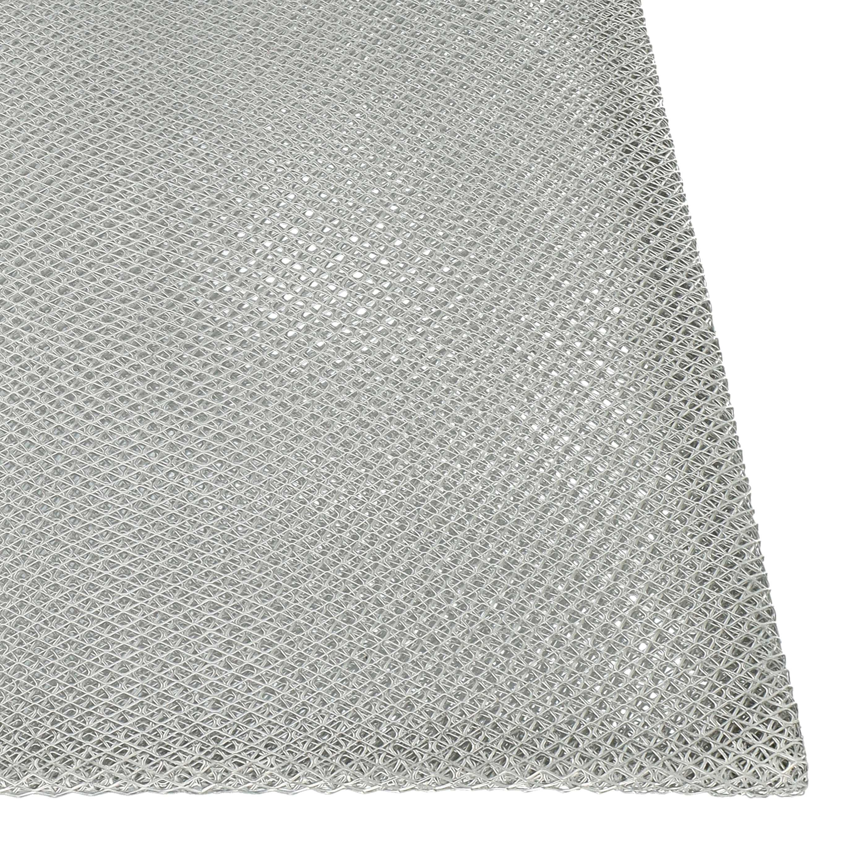 Nahaufnahme eines Metallgitterfilters.