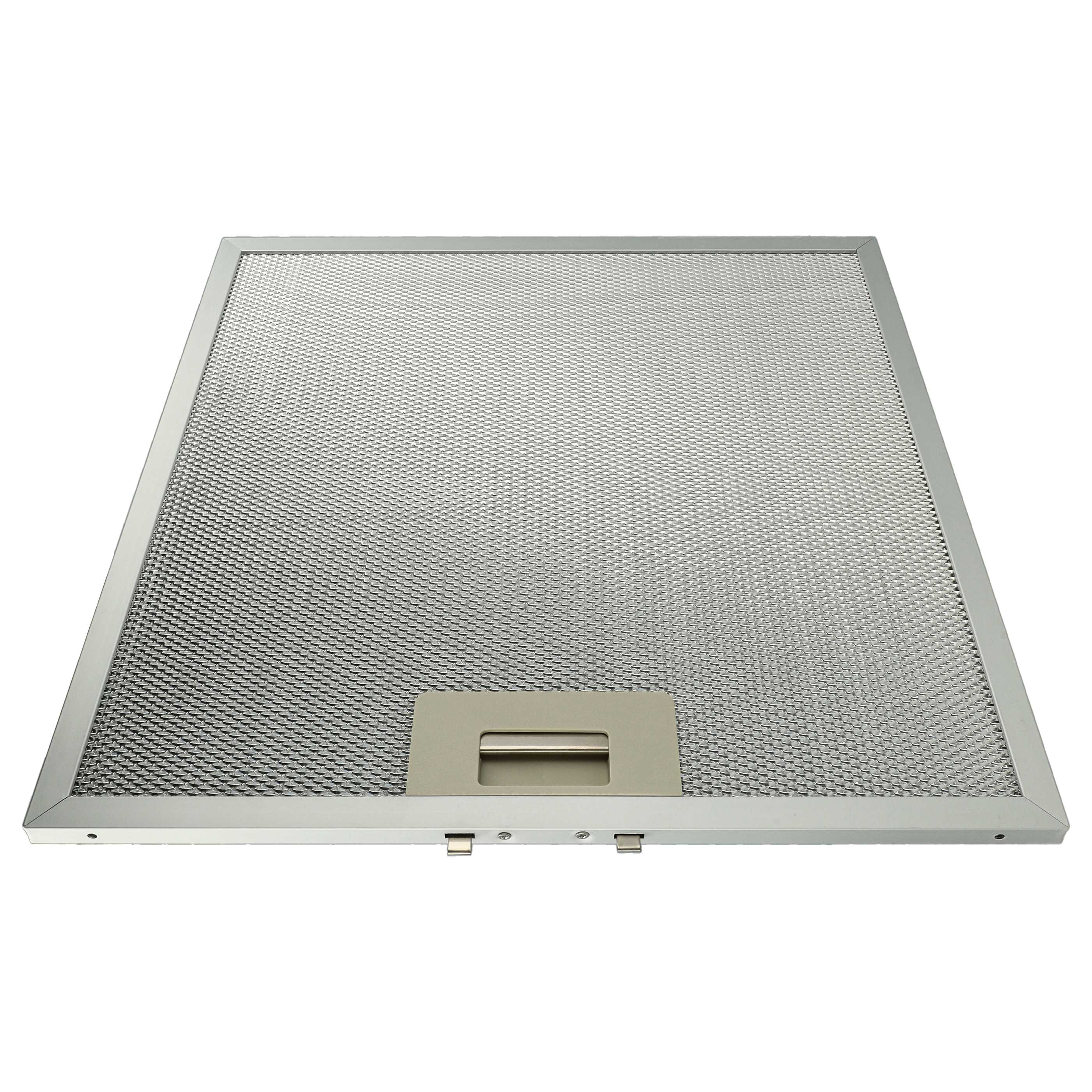 Metall-Dunstabzugshaubenfilter. Mesh-Design mit Rahmen und Griff.