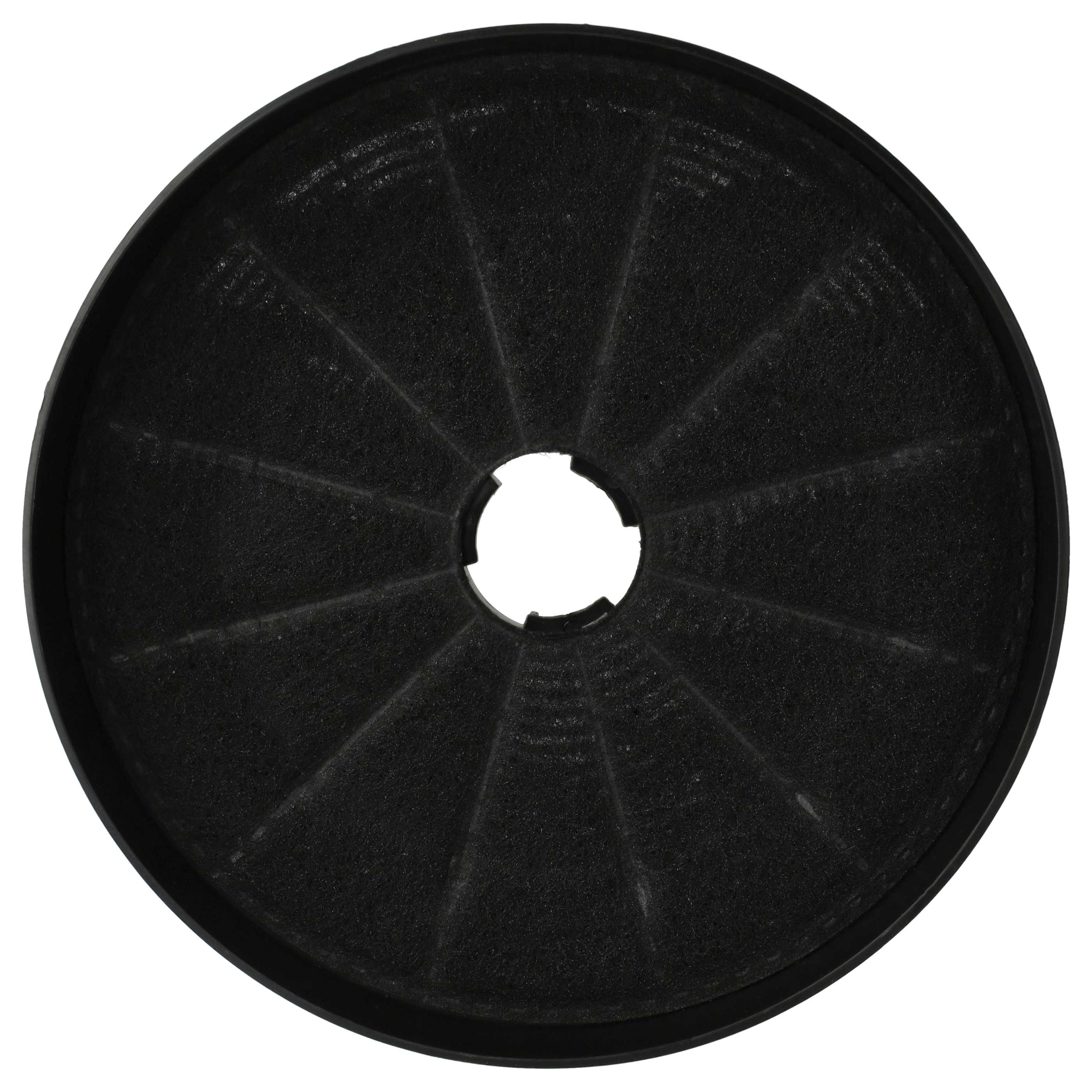 Schwarzer Filter mit kreisförmiger Form, Wabenmuster.