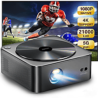 MediaMarkt ULTIMEA P40 Native 1080P Beamer met Autofocus&6D Auto-Keystone, Thuisbioscoop Beamer Zwart aanbieding