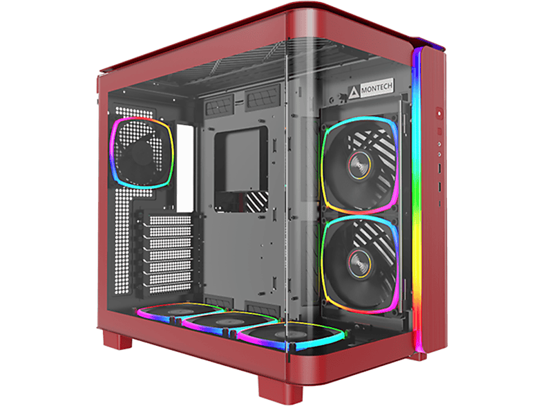 Chasis de PC  - KING-95-PRO-RED MONTECH