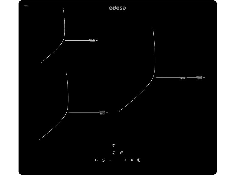 Placa de inducción - EDESA EIT-6328