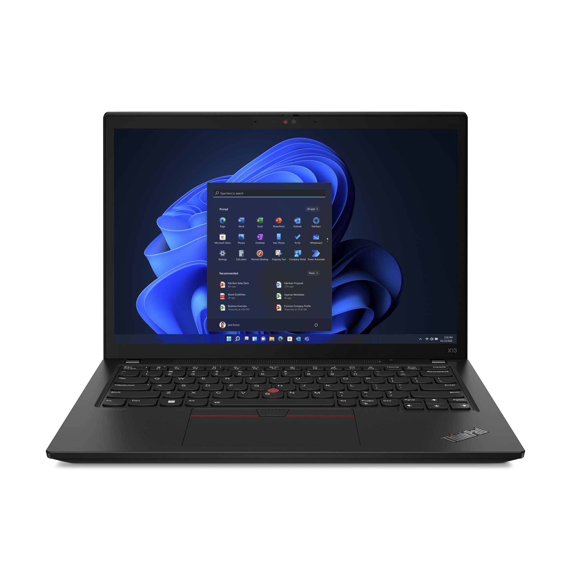 LENOVO ThinkPad X13 Gen 3 21BN0033TX Intel Core i7-1260P 16 GB RAM 512 GB SSD 13,3 inç Windows 11 Pro Laptop Siyah