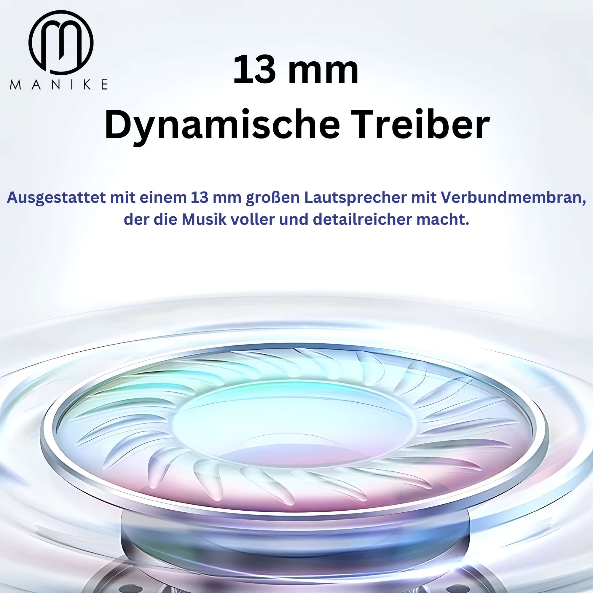 Zbliżenie na głośnik o kolorowym designie. Głośnik jest w centrum uwagi.